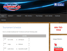 Tablet Screenshot of knottcountysportsplex.com